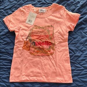 Lola and The Boys NutellaT-Shirt - Pink